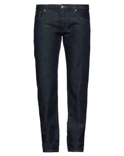 Emporio Armani Man Jeans Blue Size 31 Cotton, Elastane