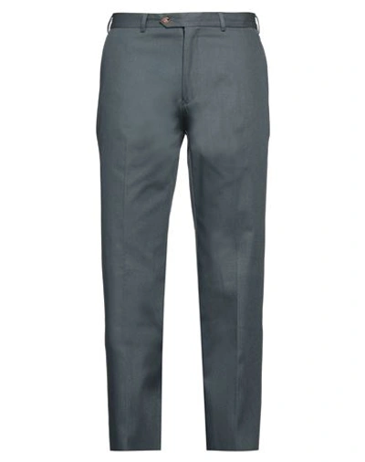 Jasper Reed Man Pants Grey Size 38 Cotton