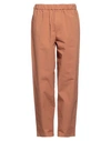 Alpha Studio Man Pants Brown Size 36 Cotton, Elastane
