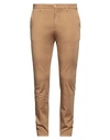 Luca Bertelli Man Shorts & Bermuda Shorts Camel Size 38 Cotton, Elastane In Beige
