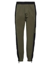Dsquared2 Man Pants Military Green Size 40 Cotton, Elastane In Green