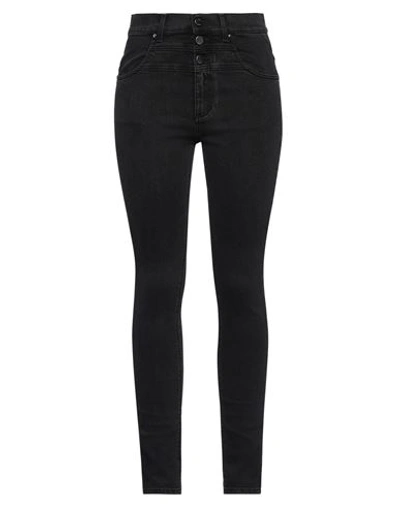 Karl Lagerfeld Woman Jeans Black Size 29 Cotton, Elastane