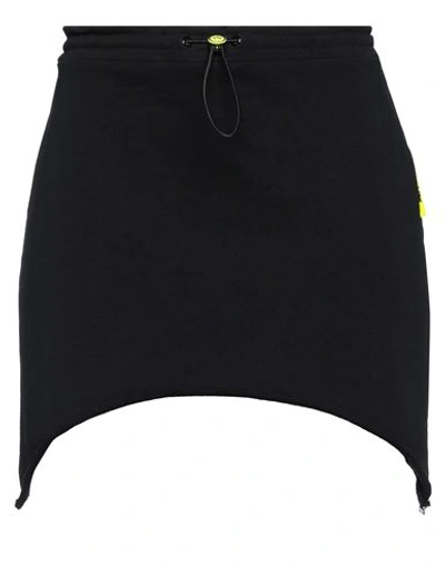 BARROW BARROW WOMAN MINI SKIRT BLACK SIZE M COTTON