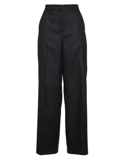 Msgm Woman Pants Black Size 6 Wool