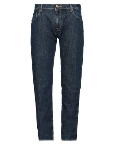 Incotex Man Jeans Blue Size 31 Cotton, Elastane