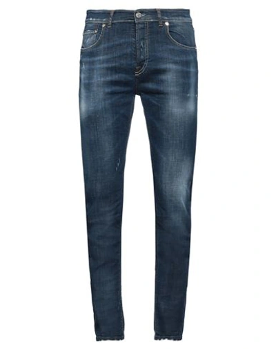 Pmds Premium Mood Denim Superior Man Jeans Blue Size 34w-32l Cotton, Elastane