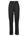 ZADIG & VOLTAIRE ZADIG & VOLTAIRE WOMAN PANTS BLACK SIZE 8 WOOL, POLYAMIDE, POLYESTER