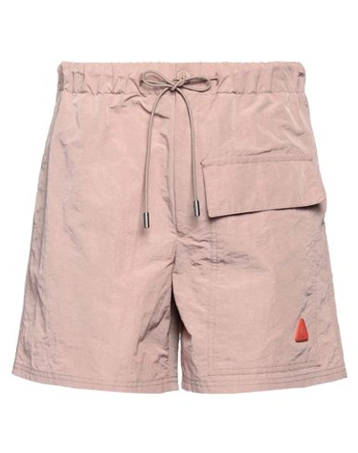 Emporio Armani Man Shorts & Bermuda Shorts Antique Rose Size 36 Polyamide, Thermoplastic Polyurethan In Pink