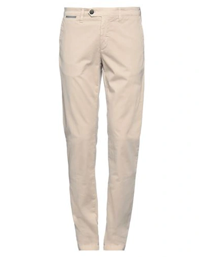 Eleventy Man Pants Sand Size 28 Cotton, Elastane In Beige
