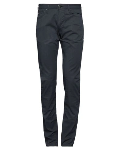 Emporio Armani Man Jeans Blue Size 30w-34l Cotton, Elastane In Grey
