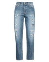 2w2m Woman Jeans Blue Size 27 Cotton, Hemp, Polyester In Blue