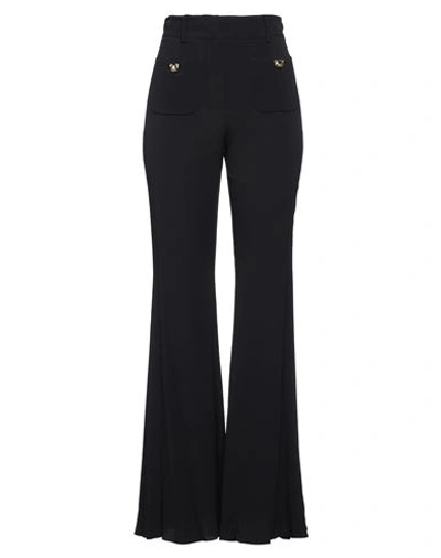 Moschino Woman Pants Black Size 6 Silk, Acrylic