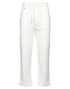 Paolo Pecora Man Pants White Size M Cotton In White
