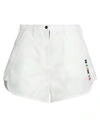 Emporio Armani Woman Shorts & Bermuda Shorts White Size 6 Cotton In White