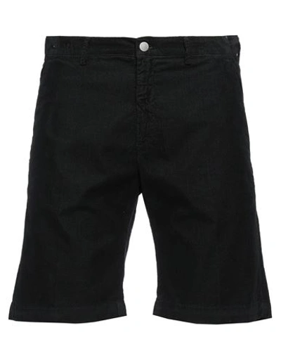 Massimo Alba Man Shorts & Bermuda Shorts Black Size 34 Cotton