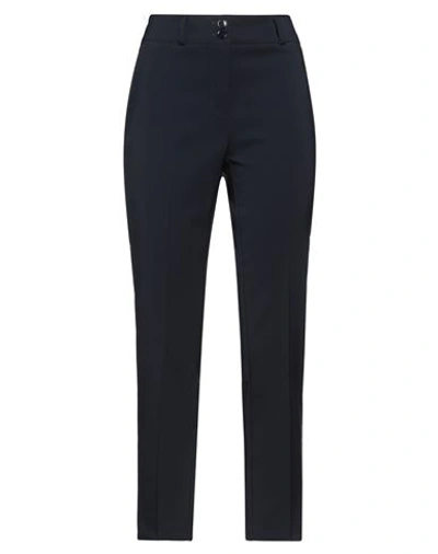 Corte Dei Gonzaga Woman Pants Midnight Blue Size 12 Polyester, Elastane