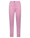 Emme By Marella Woman Pants Mauve Size 4 Cotton, Elastane In Pink