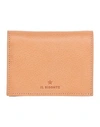 IL BISONTE IL BISONTE WOMAN WALLET SAND SIZE - LEATHER