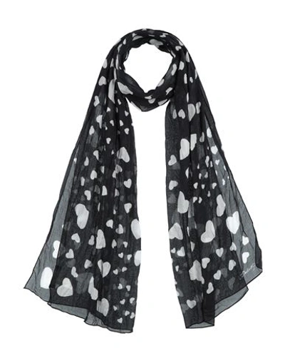 Dolce & Gabbana Woman Scarf Black Size - Modal, Cashmere