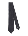 Emporio Armani Man Ties & Bow Ties Midnight Blue Size - Silk In Black