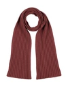 GRAN SASSO GRAN SASSO MAN SCARF RUST SIZE - VIRGIN WOOL, VISCOSE, CASHMERE