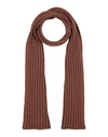 Gran Sasso Man Scarf Brown Size - Virgin Wool, Viscose, Cashmere In Brown