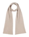 GRAN SASSO GRAN SASSO MAN SCARF BEIGE SIZE - VIRGIN WOOL, VISCOSE, CASHMERE