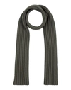 Gran Sasso Man Scarf Military Green Size - Virgin Wool, Viscose, Cashmere In Green
