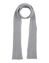 Gran Sasso Man Scarf Grey Size - Virgin Wool, Viscose, Cashmere In Grey