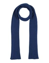 GRAN SASSO GRAN SASSO MAN SCARF BLUE SIZE - VIRGIN WOOL, VISCOSE, CASHMERE