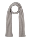 Gran Sasso Man Scarf Light Grey Size - Virgin Wool, Viscose, Cashmere In Grey