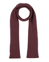 GRAN SASSO GRAN SASSO MAN SCARF BURGUNDY SIZE - VIRGIN WOOL, VISCOSE, CASHMERE