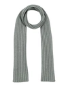 Gran Sasso Man Scarf Sage Green Size - Virgin Wool, Viscose, Cashmere In Sage Green