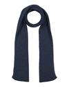 Gran Sasso Man Scarf Slate Blue Size - Virgin Wool In Blue