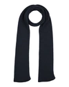Gran Sasso Man Scarf Navy Blue Size - Virgin Wool In Navy Blue