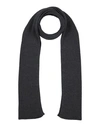 Gran Sasso Man Scarf Steel Grey Size - Virgin Wool In Grey