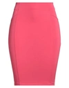 PINKO PINKO WOMAN MINI SKIRT CORAL SIZE 2 VISCOSE, POLYAMIDE, ELASTANE