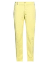 Harmont & Blaine Man Pants Pastel Yellow Size 36 Cotton, Elastane