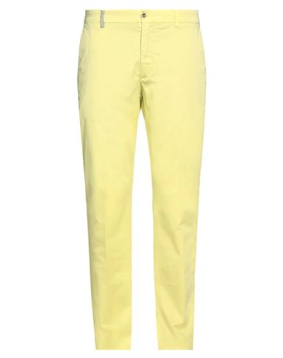 Harmont & Blaine Man Pants Light Yellow Size 40 Cotton, Elastane