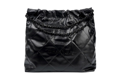 Pre-owned Chanel 22 Handbag Black (as3261-b09220-94305)
