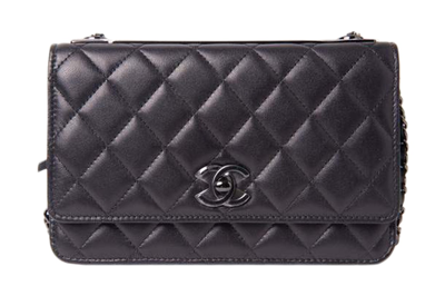 Pre-owned Chanel Trendy Cc So Black Woc Black (a80982-b08960-94305)