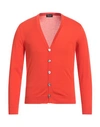 Drumohr Cardigans In Tomato Red