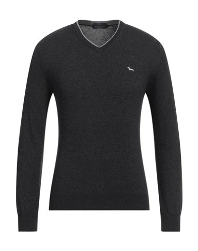 Harmont & Blaine Man Sweater Steel Grey Size M Merino Wool, Viscose, Polyamide, Cashmere