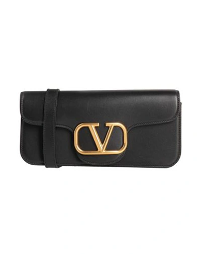 VALENTINO GARAVANI VALENTINO GARAVANI WOMAN CROSS-BODY BAG BLACK SIZE - SOFT LEATHER