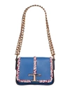 TOD'S TOD'S WOMAN SHOULDER BAG BRIGHT BLUE SIZE - CALFSKIN