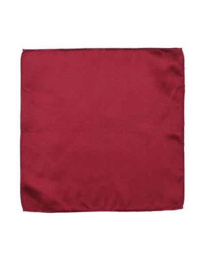 Giorgio Armani Man Scarf Garnet Size - Silk In Red