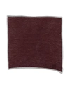 Canali Man Scarf Brick Red Size - Silk, Cashmere In Red