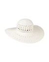 Catarzi 1910 Woman Hat White Size 7 Viscose In White