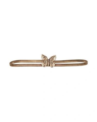 Twinset Woman Belt Bronze Size M Metal In Yellow