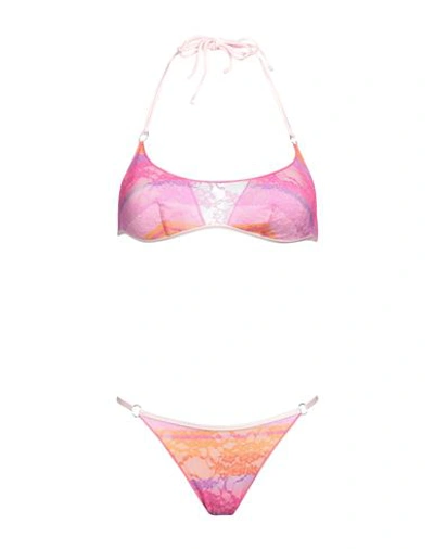 Poisson D'amour Woman Bikini Fuchsia Size Xs Polyamide, Elastane In Pink